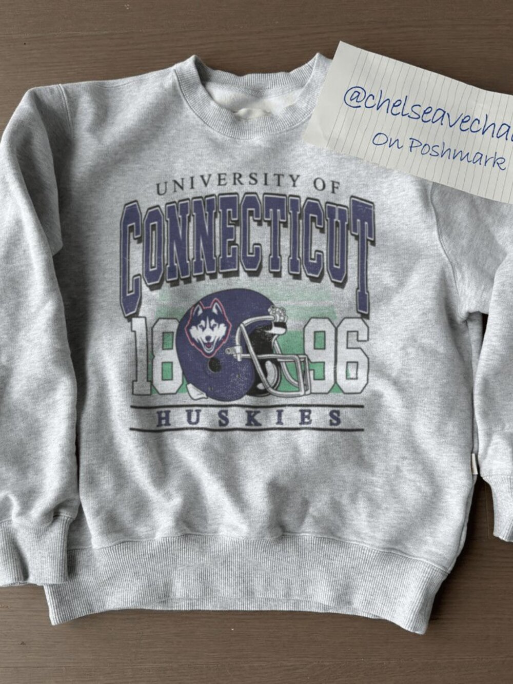 UConn Huskies Football Sweatshirt, University of Connecticut UConn Huskies Shirt